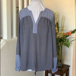 NYDJ Blue Blouse